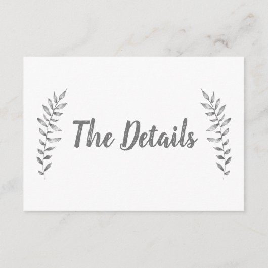 鉛筆描離れの詳細 エンクロージャーカード (正面)