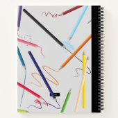 鉛筆書きデザインスケッチブック ノートブック (裏面)