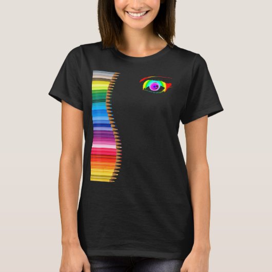鉛筆画家 Tシャツ (正面)