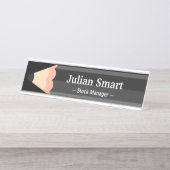 鉛筆画 デスクネームプレート (正面)