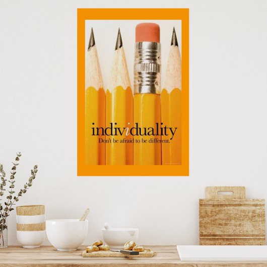 鉛筆考え ポスター (キッチン)