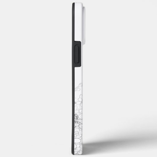 鉛筆花スケッチ Case-Mate iPhoneケース (裏面 / 右)