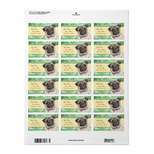 鉛筆貼り ラベル (フルシート)