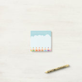 鉛筆雲 ポストイット (デスク上)