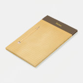 "鉛筆"の後it®ノートが付いている"黄色いリーガルパッド" ポストイット (アングル)