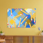 鉛筆 キャンバスプリント (インサイチュ (リビング))