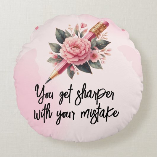 鉛筆 ラウンドクッション (正面)