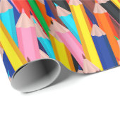 鉛筆 ラッピングペーパー (ロールコーナー)