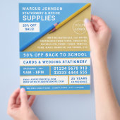 鉛筆、文房具、事務用品、文房具 チラシ (手)