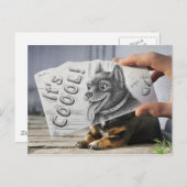 鉛筆 vs カメラ - クールだ ポストカード (正面/裏面)