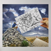 鉛筆Vsカメラ – 女神 ポスター (正面)