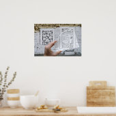 鉛筆Vsカメラ – 子供の夢 ポスター (キッチン)