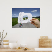 鉛筆Vsカメラ – 子遊ども ポスター (キッチン)