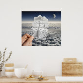 鉛筆Vsカメラ – 綱渡りウォーカー ポスター (キッチン)