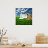 鉛筆Vsカメラ – 農家 ポスター (キッチン)