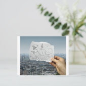 鉛筆Vsカメラ – Dino ポストカード (スタンド正面)