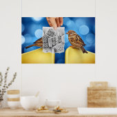 鉛筆Vsカメラ – Electro Bird ポスター (キッチン)