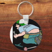 鉛管割れ キーホルダー (正面)