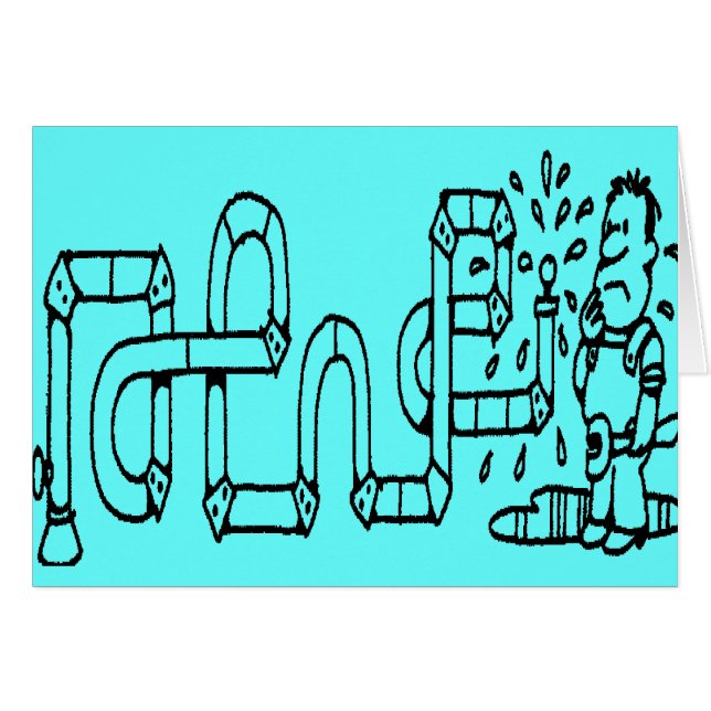 鉛管工および管 (正面横)