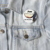 鉛管工のお尻… ジョー鉛管工ボタン 缶バッジ (インサイチュ)