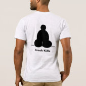 鉛管工のひびの殺害 Tシャツ (裏面)