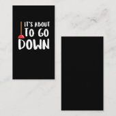 鉛管工のギフトのアイディアの職人冗談のプランジャー 名刺 (正面/裏面)