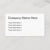 鉛管工のシンプル2の側面のデザイン 名刺 (裏面)