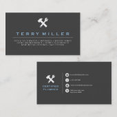 鉛管工の名刺/便利屋の名刺 名刺 (正面/裏面)