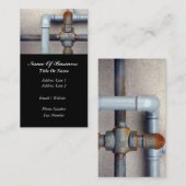 鉛管工の名刺 名刺 (正面/裏面)