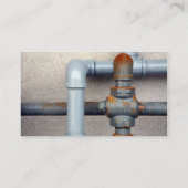 鉛管工の名刺 名刺 (裏面)