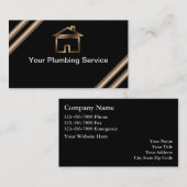 鉛管工の名刺 名刺 (正面/裏面)