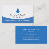 鉛管工の名刺 名刺 (正面/裏面)