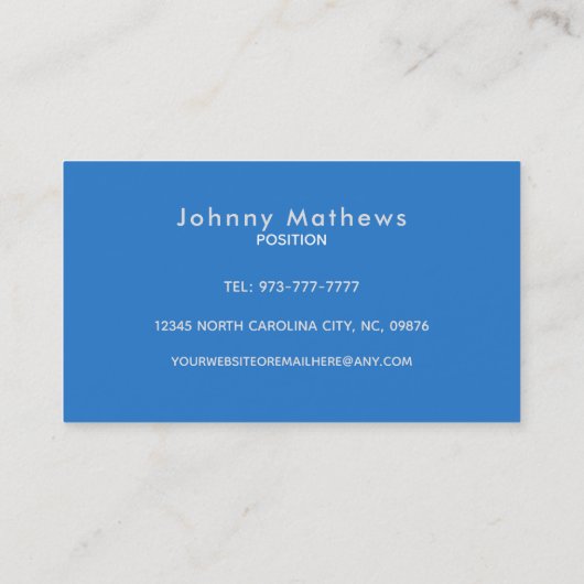 鉛管工の名刺 名刺 (裏面)