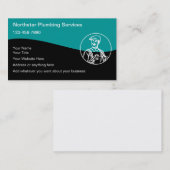 鉛管工の名刺 名刺 (正面/裏面)