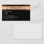 鉛管工の名刺 名刺 (正面/裏面)