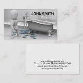 鉛管工の名刺 名刺 (正面/裏面)