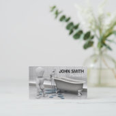 鉛管工の名刺 名刺 (スタンド正面)