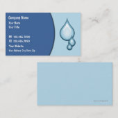 鉛管工の名刺 名刺 (正面/裏面)