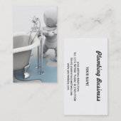 鉛管工の名刺 名刺 (正面/裏面)