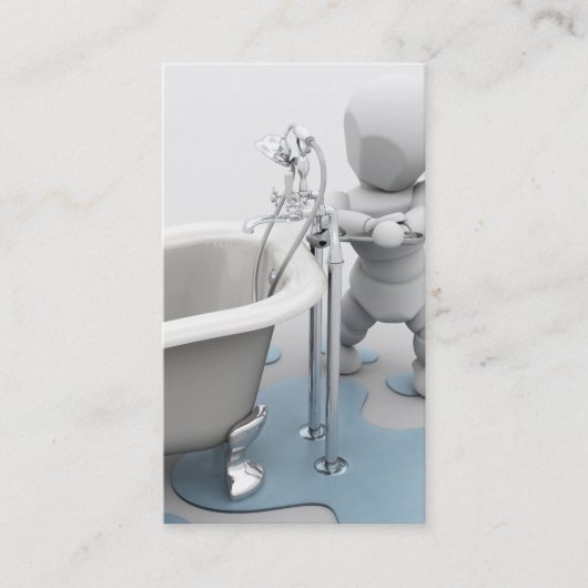 鉛管工の名刺 名刺 (正面)