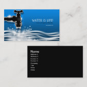 鉛管工の名刺 名刺 (正面/裏面)