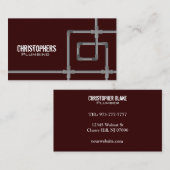 鉛管工の名刺 名刺 (正面/裏面)