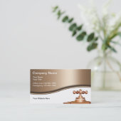 鉛管工の名刺 名刺 (スタンド正面)