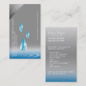 鉛管工の配管サービスしぶきの名刺 名刺 (正面/裏面)