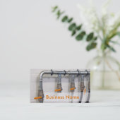 鉛管工 名刺 (スタンド正面)