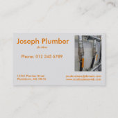 鉛管工 名刺 (裏面)