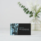 鉛管工-名刺 名刺 (スタンド正面)