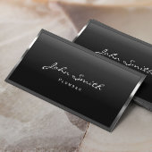 鉛金クール属縁ど 名刺