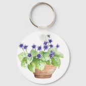 鉢付きスミレ キーホルダー (裏面)
