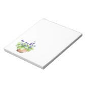 鉢付きスミレ ノートパッド (回転)